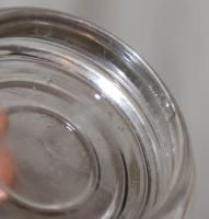 13 VINTAGE ANCHOR HOCKING GLASS FURNITURE COASTER CASTER CUPS