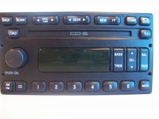 FORD CD 6 DISC PLAYER RADIO CHANGER STEREO 3C3T 18C815 AC F150 F250
