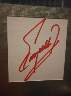 Fuzzy Zoeller Autograph Masters Winner Display Signed Signature COA