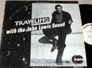 John Lewis Traveling Finite LP Private Free Jazz RARE