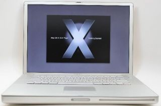 Apple Aluminum 15 PowerBook G4 A1046 OSX10 4 11 1GHz 1 25GB 60GB