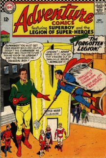  Comics #351 Superboy Legion of Super Heroes Silver Age Forgotten VG/FN