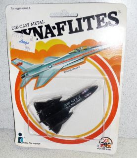 Zee Toys Dyna Flites Die Cast USAF SR 71 Blackbird