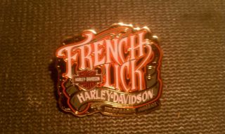 French Lick Harley Davidson Collectable Store Pin Indiana