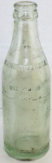Vintage Coca Cola Gainesville, FLA. Green Embossed Soda Bottle