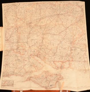 C1895 Gall and Inglis County Maps of England Hampshire for Cyclists