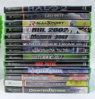 Lot of 27 Assorted Xbox Games in Cases Large Variety