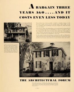 1933 Ad Architectural Forum Magazine Cameron Clark Original