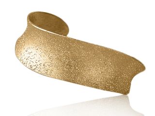 Charles Garnier Gold Over Sterling Wave Cuff Bracelet