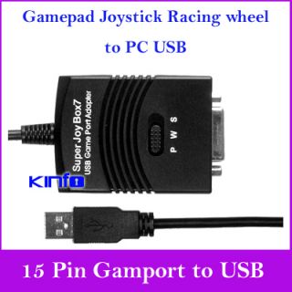 15 Pin Gameport to USB Converter for Game Joystick