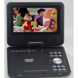  Swivel Portable DVD Player Game  TV Build in Music Fun
