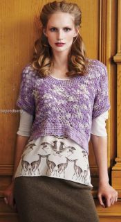 New Anthropologie Augden Crocheted Hydrangea Pullover Size L $258