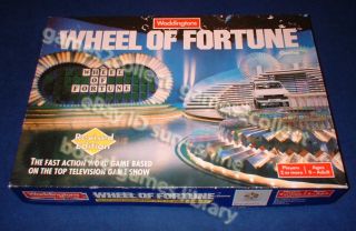 Wheel of fortune board game 1990 revised edition by Waddingtons  TV