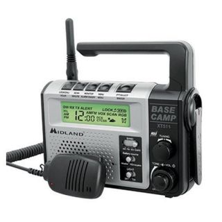  Midland XT511 22 Channel FRS GMRS Two Way Emergency Crank Radio