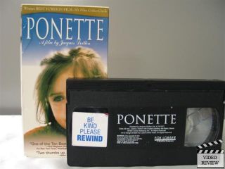 Ponette VHS Jacques Doillon Fre w Eng Sub 720917013718