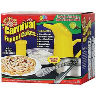 Carnival Funnel Cakes Starter Kit with Cake Mix, Pouring Pitcher and