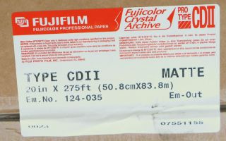 Fujifilm Fujicolor Professional Paper Type CDII Matte 20in x 275ft