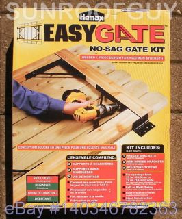 Easy Gate No Sag Gate Bracket Kit New P N 80099