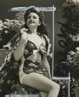 1940s Pin Up Photograph Frances Gifford Cole of California Girlie Mag