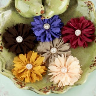 Prima Cabaletta Collection Fabric Flower Embellishments Fall
