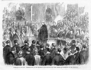 Garibaldi in England Presentation of The Address 1864 Southampton Town