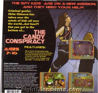 Spy Kids 2X Nightmare Machine Candy Conspiracy New CD