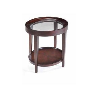 Magnussen Carson Oval End Table in Sienna T1632 07