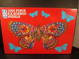 NEW SEALED FX Schmid Metamorphosis Butterfly Shaped Jigsaw Puzzle 1000