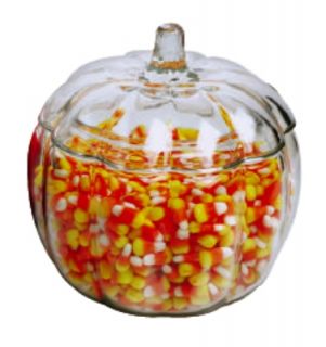 Anchor Oneida 85623R9 70 oz Pumpkin Jar with Glass Lid