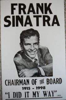 Frank Sinatra Chairman of The Board Poster