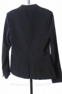 Theory 6 s 4 Gabe B Tailor Jacket Black Wool Suit Blazer Coat Designer