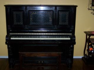 Ernst Gabler and Brother upright grand piano