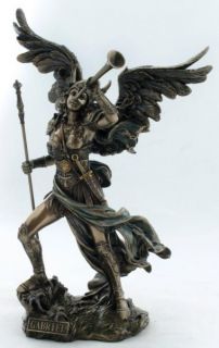 Archangel St Saint Gabriel Statue Figurine Angel Figure