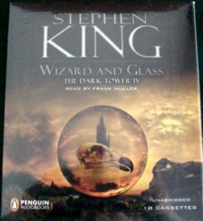 Wizard Glass Stephen King Dark Tower 4 Tapes Unab New 0140866884