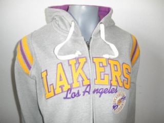 GIII XL Los Angeles Lakers Zip Up Hoodie Jacket Sweater Bryant Bynum