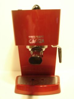 Gaggia Espresso Coffee Machine Red