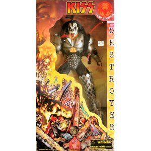 Gene Simmons 24 collectible Destroyer Doll from 1998, plays God of