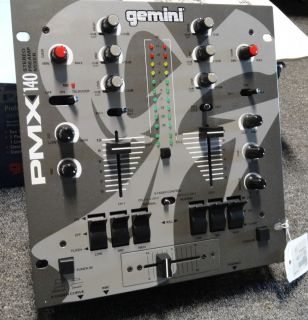 Gemini PMX 140 Stereo Preamp DJ Mixer Turntable Mixer IN Box NO