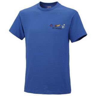 Columbia Sportswear Mens PFG Periodic Chart Fishing T Shirt XL Blue