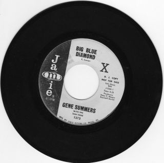 Gene Summers w Toms Big Blue Diamond US 45 DJ RockNRoll Rockabilly