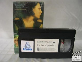 The Last September VHS Maggie Smith Michael Gambon