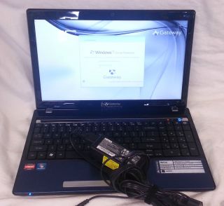 Gateway NV53A82U 15 6 Notebook Laptop W7 3 0GHz 4GB RAM 320GB HD