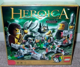Lego 3860 Heroica Fortaan Board Game Play Set SEALED MISB Castle