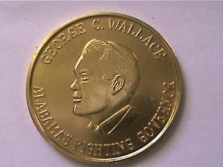 George C Wallace Alabamas Fighting Gov Political Coin
