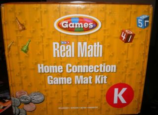 Math Home Connection Game Kit 5 Games Pieces Math Manipulatives