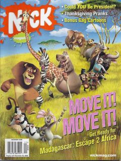 Nick Magazine Madagascar Pranks Cartoons Games Puzzles