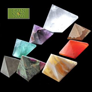 Crystal Gemstone Healing Orgone Pyramid Reiki Feng Shui