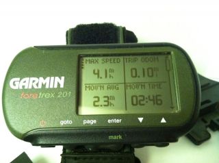 GARMIN FORETREX 201 HANDHELD GPS WATCH HIKING JOGGING CYCLING RUNNING