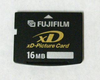 Memory Card XD 16MB Olympus or Fuji Free Protective Case