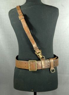 1939 WWII Germany German Officer Luger P08 Pistol Gun Holster Leather